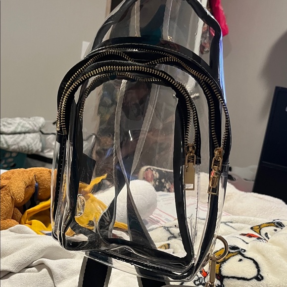 Handbags - Transparent Black Trim Women's Bag